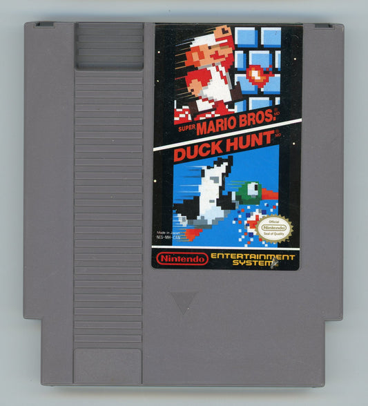 1985 Super Mario Bros. / Duck Hunt NES Video Game Cartridge