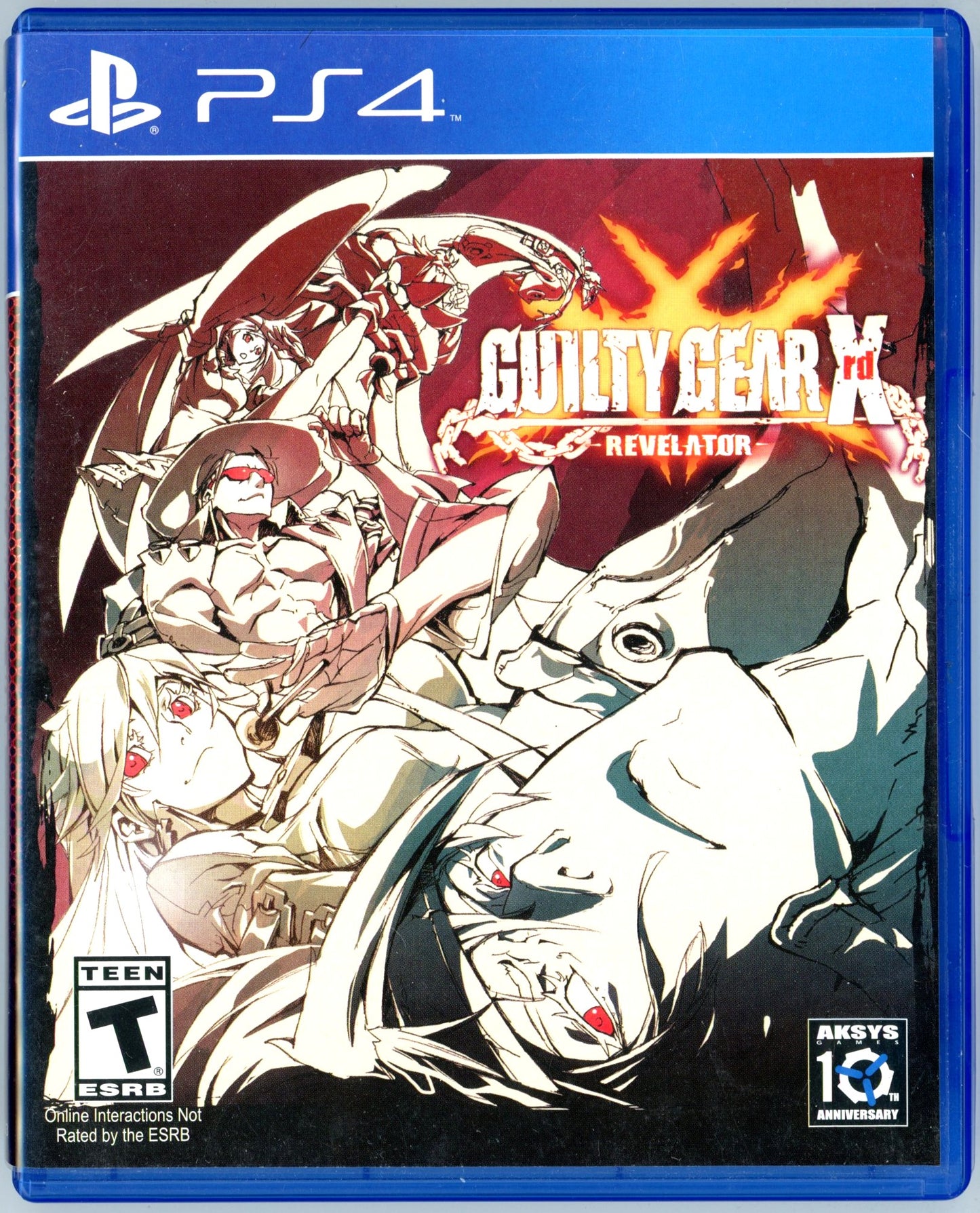 2016 Aksys Guilty Gear Xrd Revelator Playstation 4 Video Game Disc In Box