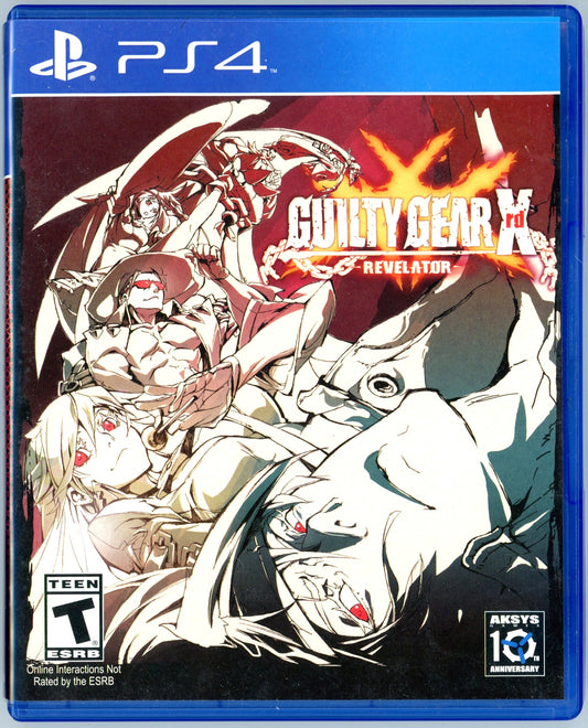 2016 Aksys Guilty Gear Xrd Revelator Playstation 4 Video Game Disc In Box