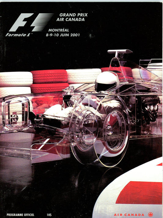 Formula 1 Grand Prix Montreal 2001 Official Racing Program (ENG/FR)