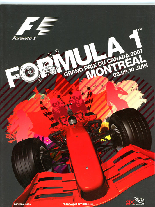 Formula 1 Grand Prix Montreal 2007 Official Racing Program (ENG/FR)