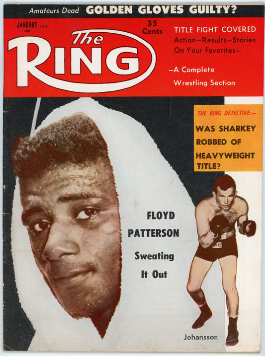 The Ring Vintage Boxing Magazine (January 1960) Floyd Patterson