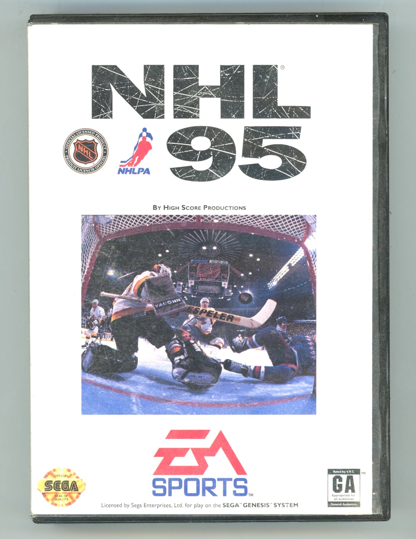 1994 EA Sports NHL 95 Sega Genesis Video Game Cartridge in Box