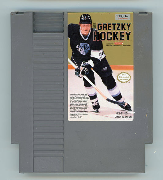 1988 Wayne Gretzky Hockey NES Video Game Cartridge