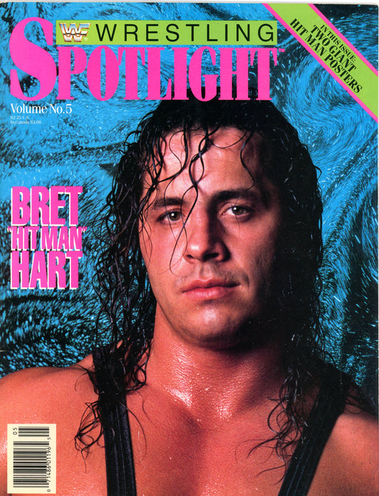 WWF Vintage Wrestling Magazine (1989) Wrestling Spotlight Vol. 5: Bret Hart
