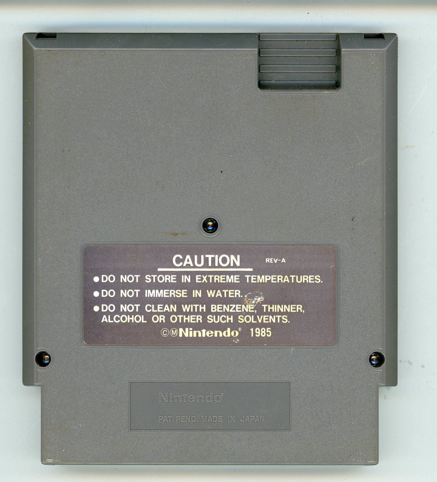 1987 John Elway's Quarterback NES Video Game Cartridge