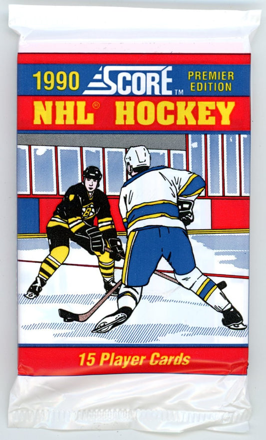 1990/91 Score Canadian Edition NHL Hockey Wax Pack (15 Cards)