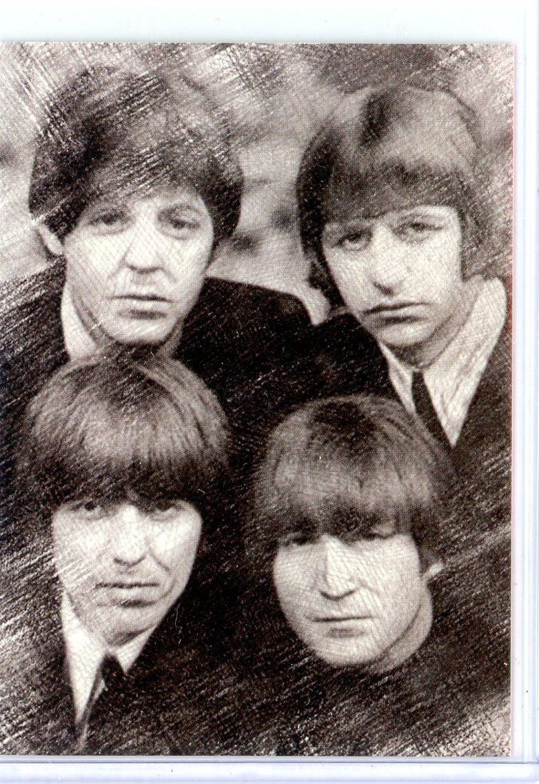 The Beatles Art Card Sample - Gray Rare