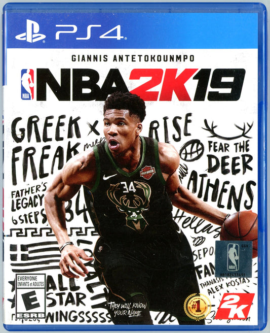 2018 2K Sports NBA 2K19 Playstation 4 Video Game Disc In Box