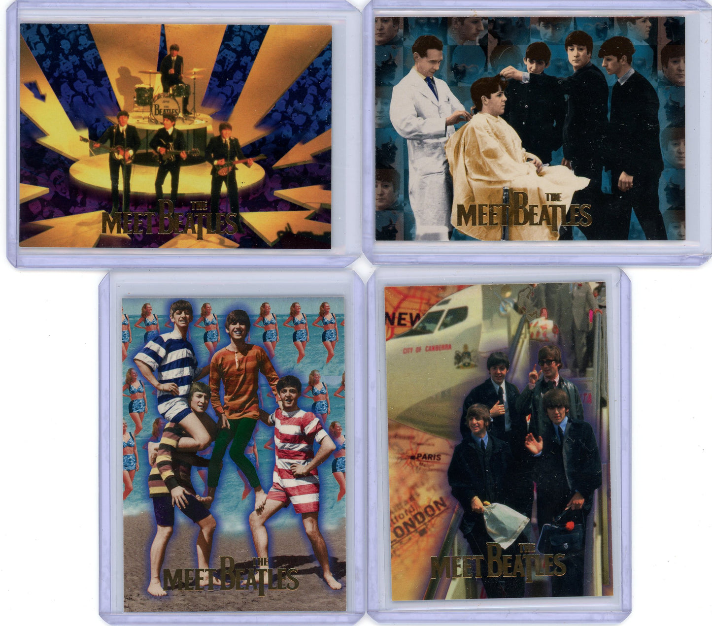 1996 Sports Time Meet The Beatles Trading Card Collection (Set of 10)