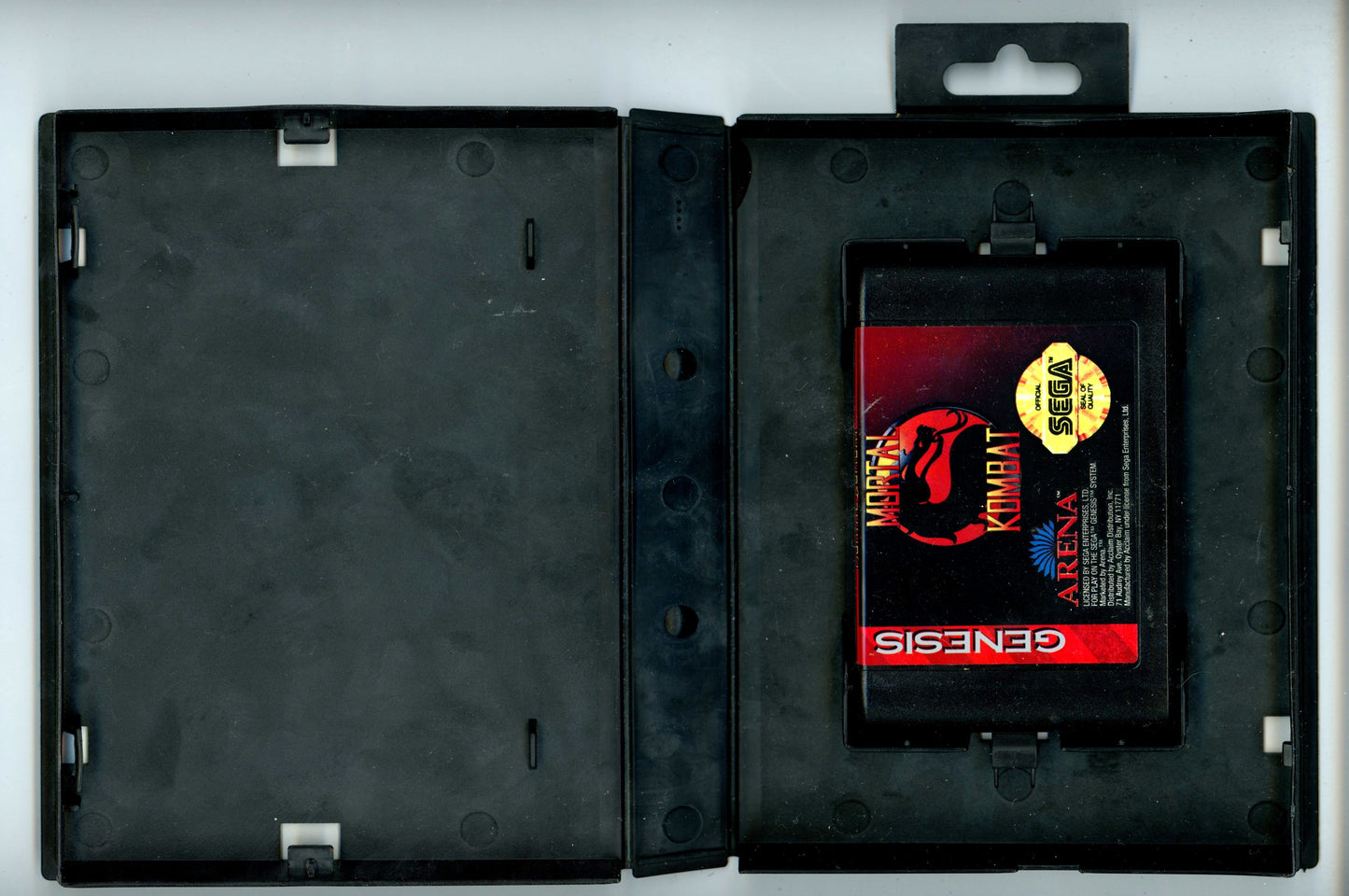 1992 Mortal Kombat Sega Genesis Video Game Cartridge in Box