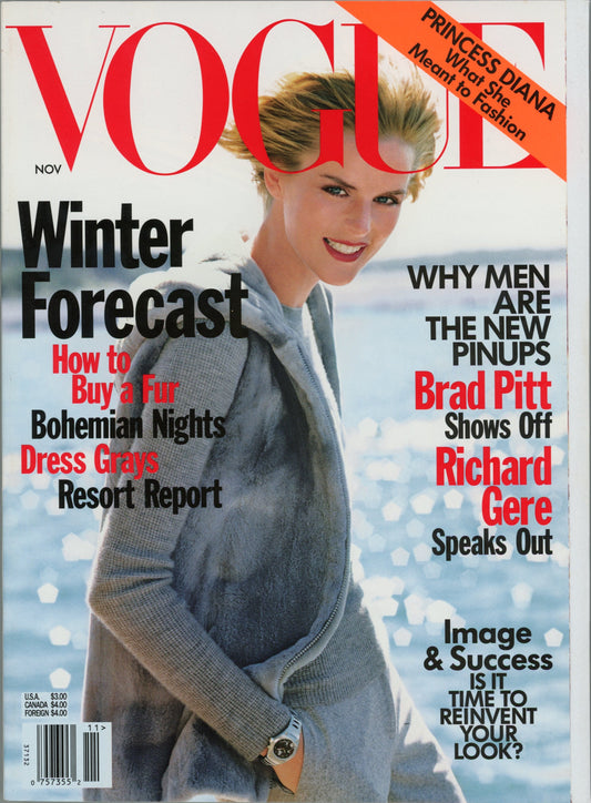 Vogue Vintage Fashion Magazine (November, 1997) EX Condition Princess Diana