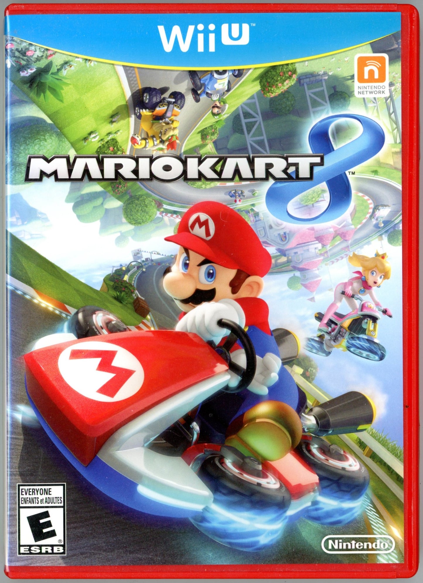 2014 Nintendo Mario Kart 8 Wii U Video Game Disc In Box