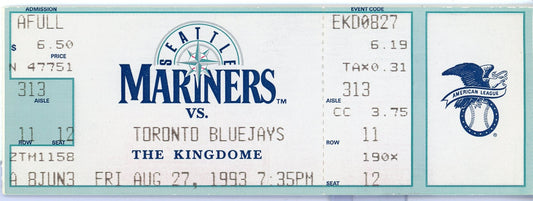 Toronto Blue Jays ALCS Baseball Game Vintage Ticket Stub (Skydome, 198 –  FLIP Collectibles Shop