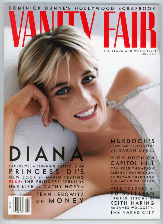 Vanity Fair Vintage Magazine (July 1997) EX Condition Princess Diana