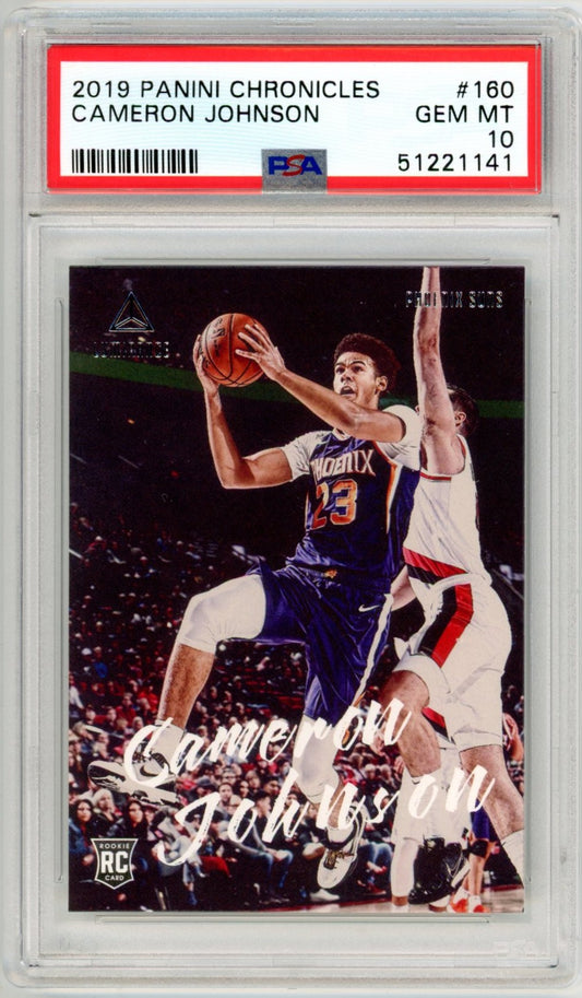 2019 Panini Chronicles Cameron Johnson #160 Graded Rookie Card PSA 10