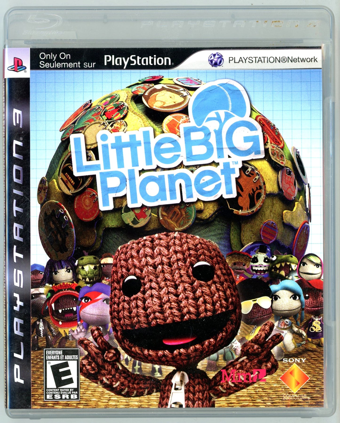 2007 Media Molecule LittleBigPlanet Playstation 3 Video Game Disc In Box