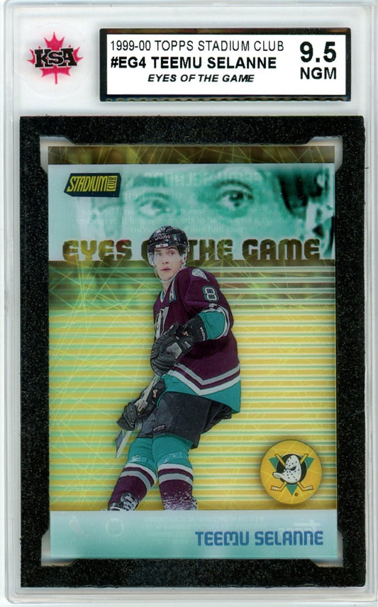 1999/00 Topps Stadium Club Teemu Selanne Graded Card KSA 9.5