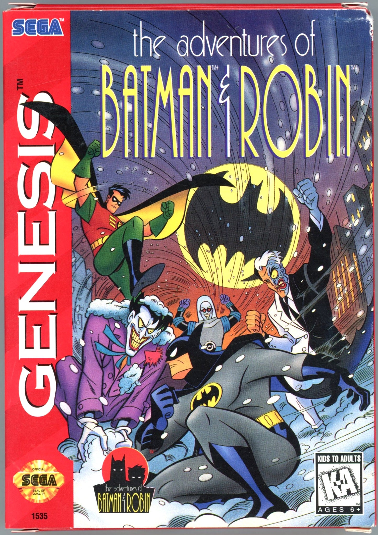 1995 The Adventures of Batman & Robin Sega Genesis Cartridge in Box