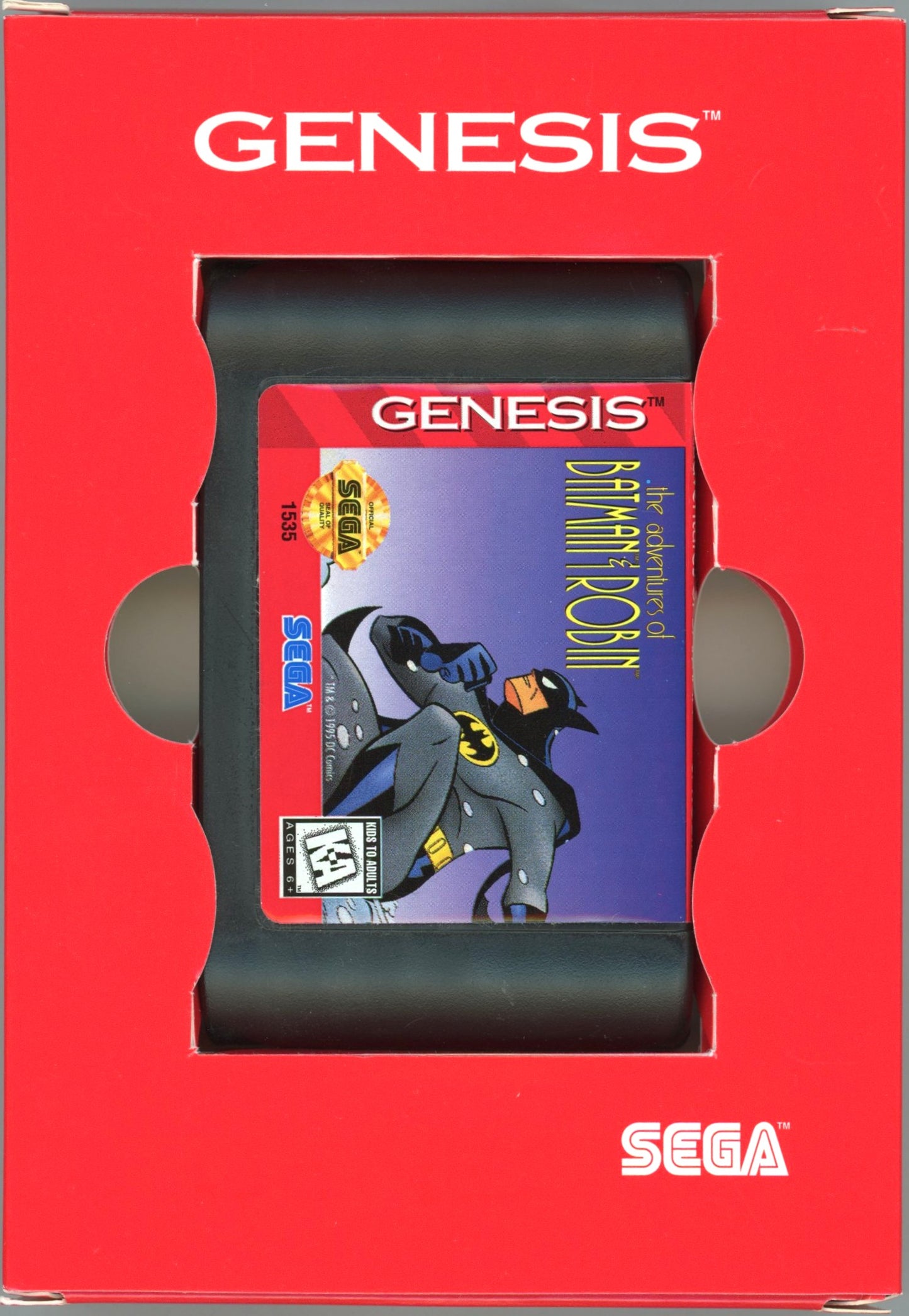 1995 The Adventures of Batman & Robin Sega Genesis Cartridge in Box