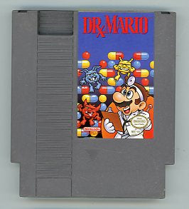 1990 Nintendo Dr. Mario NES Video Game Cartridge