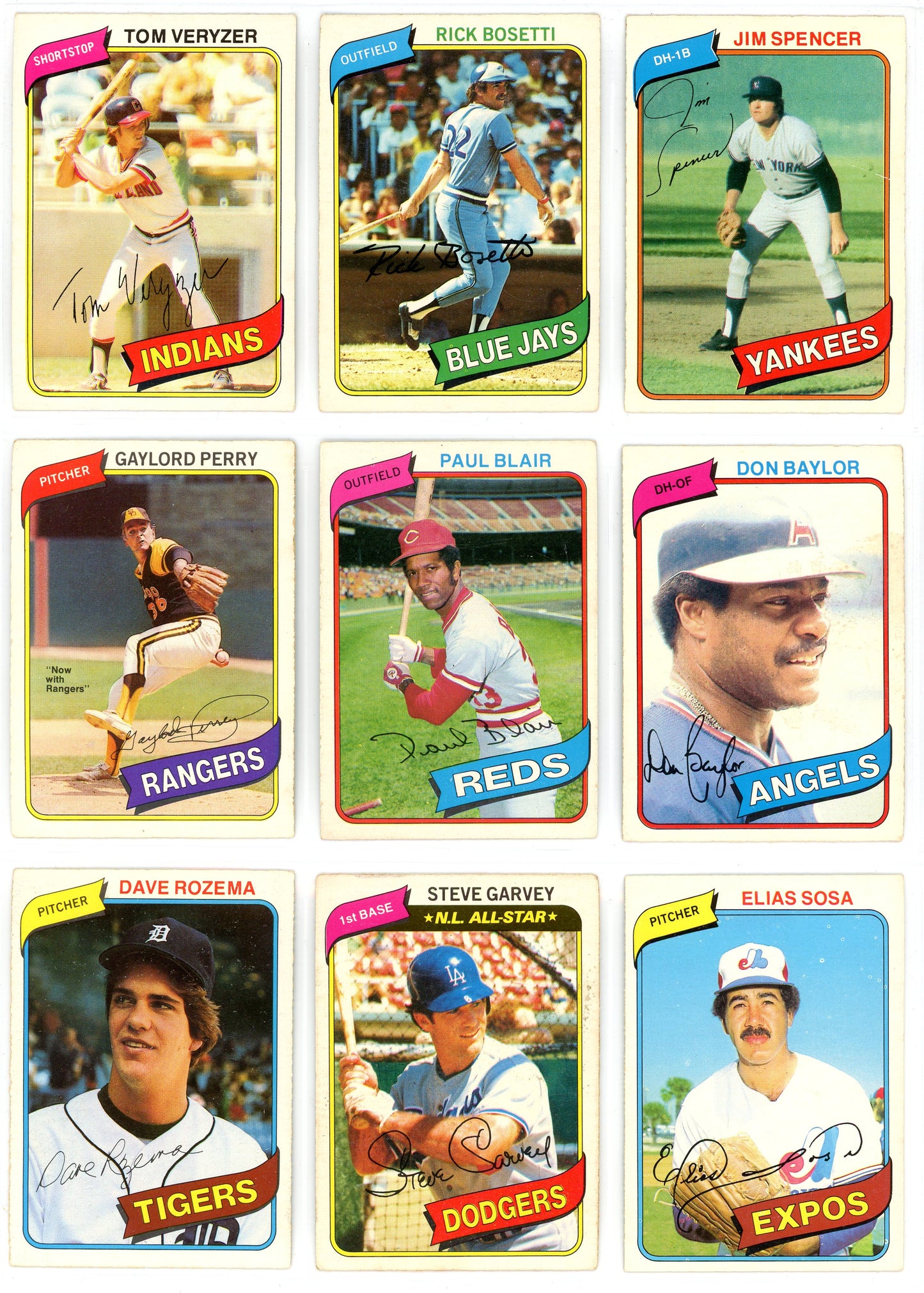 1980 OPC O-Pee-Chee MLB Baseball Card Complete Set (374 Cards)