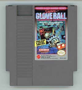 1990 Super Glove Ball NES Video Game Cartridge