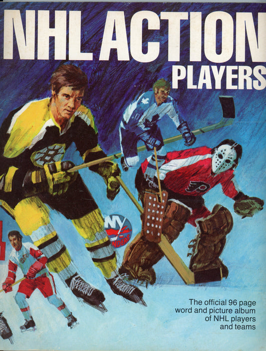 1974/75 NHL Action Players Unused Trading Card Album Bobby Orr Rare