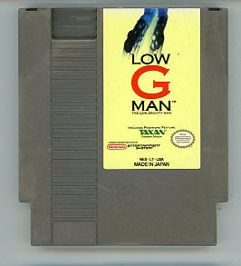 1990 Low G Man: The Low Gravity Man NES Video Game Cartridge