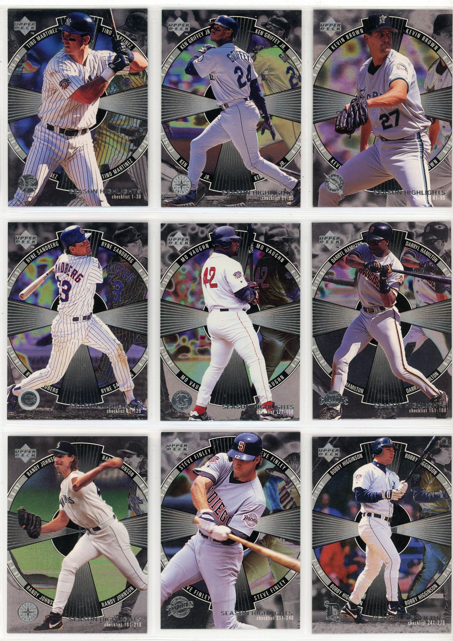 1998 Upper Deck MLB Baseball Base Set (751 Cards) + Bonus Autographed Matt Clement