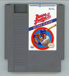 1990 Bases Loaded II: Second Season NES Video Game Cartridge