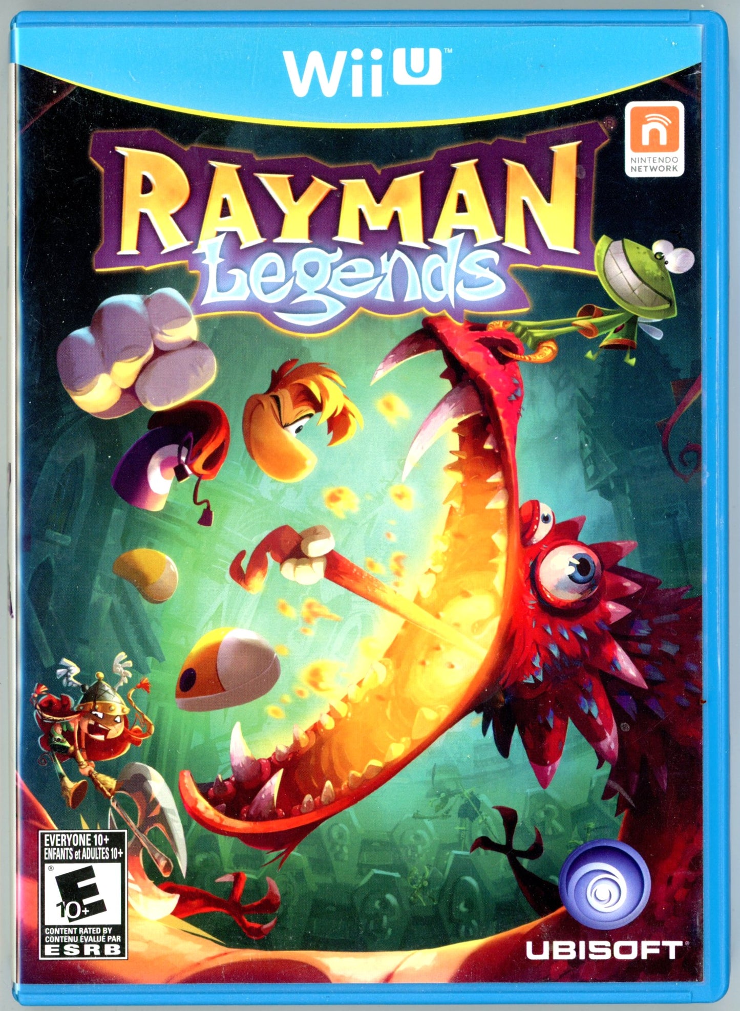 2013 Ubisoft Rayman Legends Wii U Video Game Disc In Box