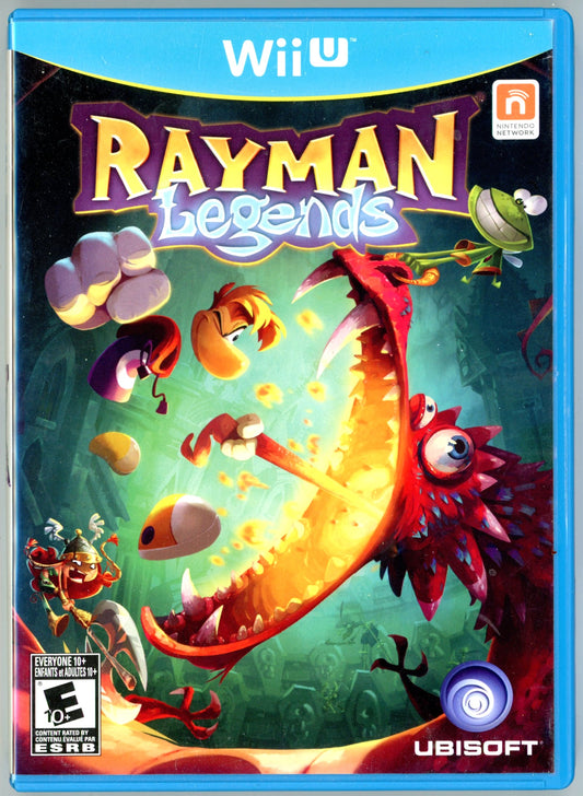 2013 Ubisoft Rayman Legends Wii U Video Game Disc In Box