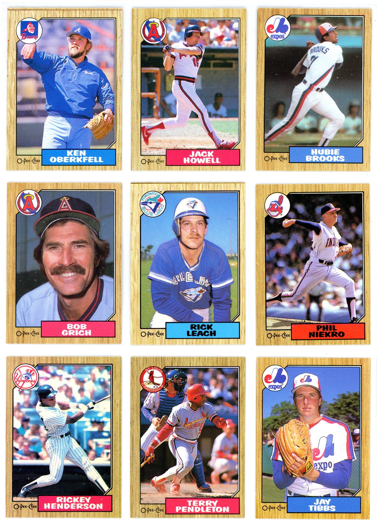 1987 OPC O-Pee-Chee MLB Baseball Complete Set (396 Cards) High Grade! Barry Bonds Rookie