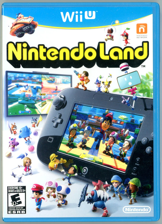 2012 Nintendo Land Wii U Video Game Disc In Box