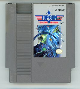 1987 Konami Top Gun NES Video Game Cartridge