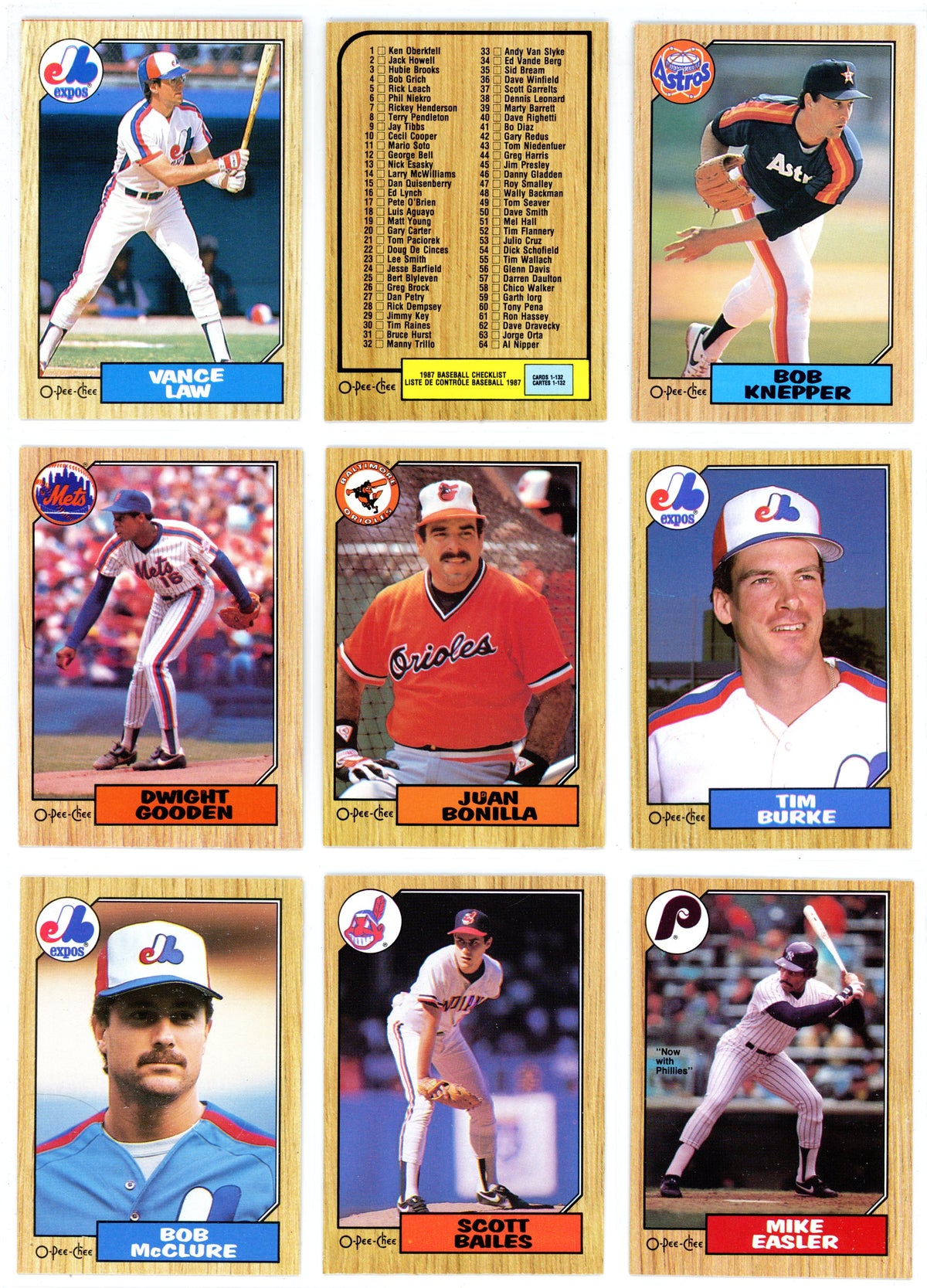 1987 OPC O-Pee-Chee MLB Baseball Complete Set (396 Cards) High Grade! Barry Bonds Rookie