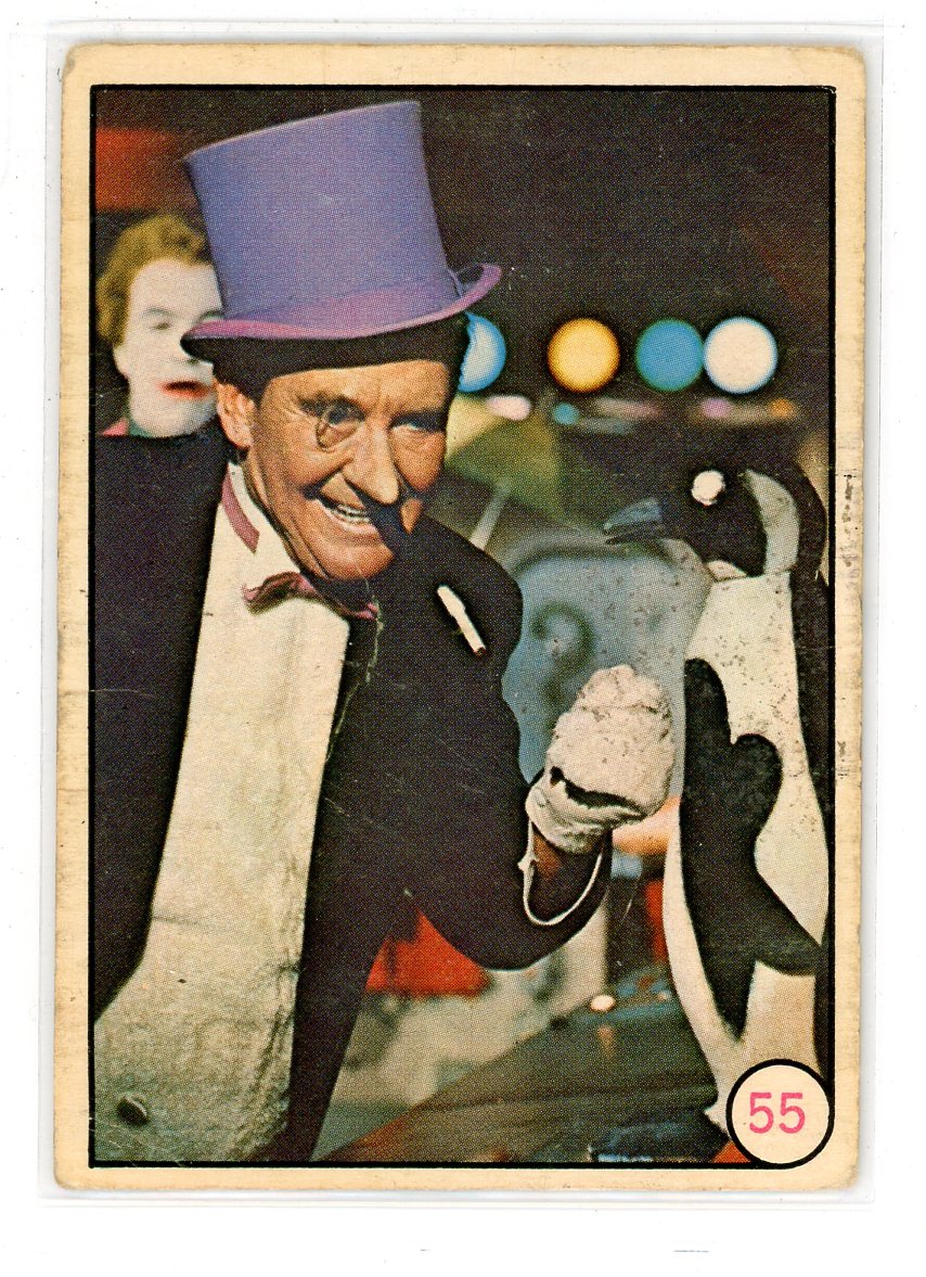 1966 O-Pee-Chee Batman Bat Laffs Complete Set (55 Cards) VG Condition