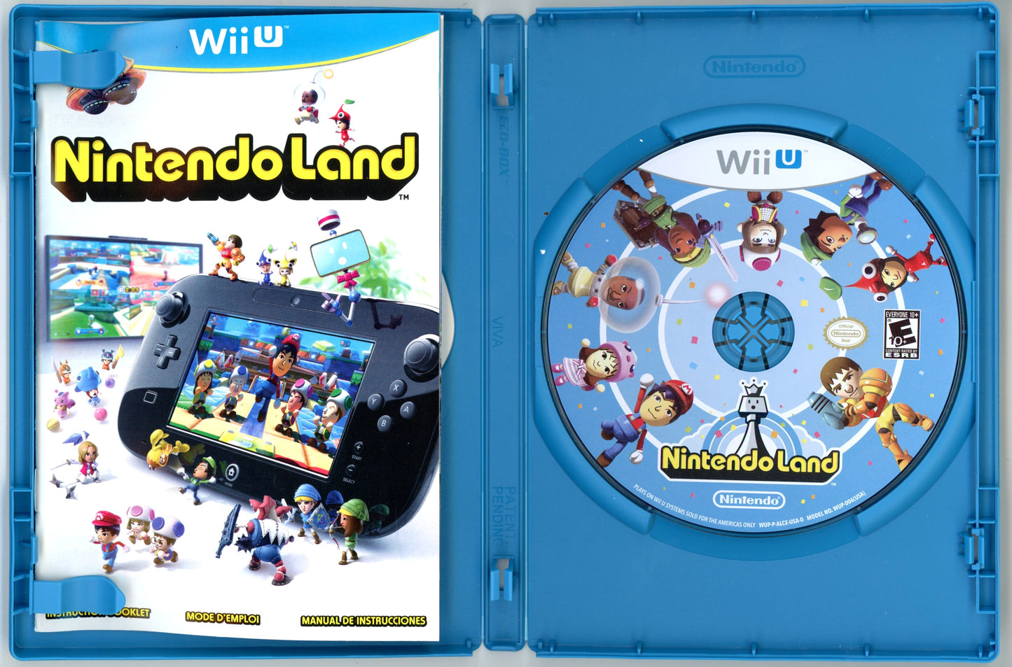 2012 Nintendo Land Wii U Video Game Disc In Box