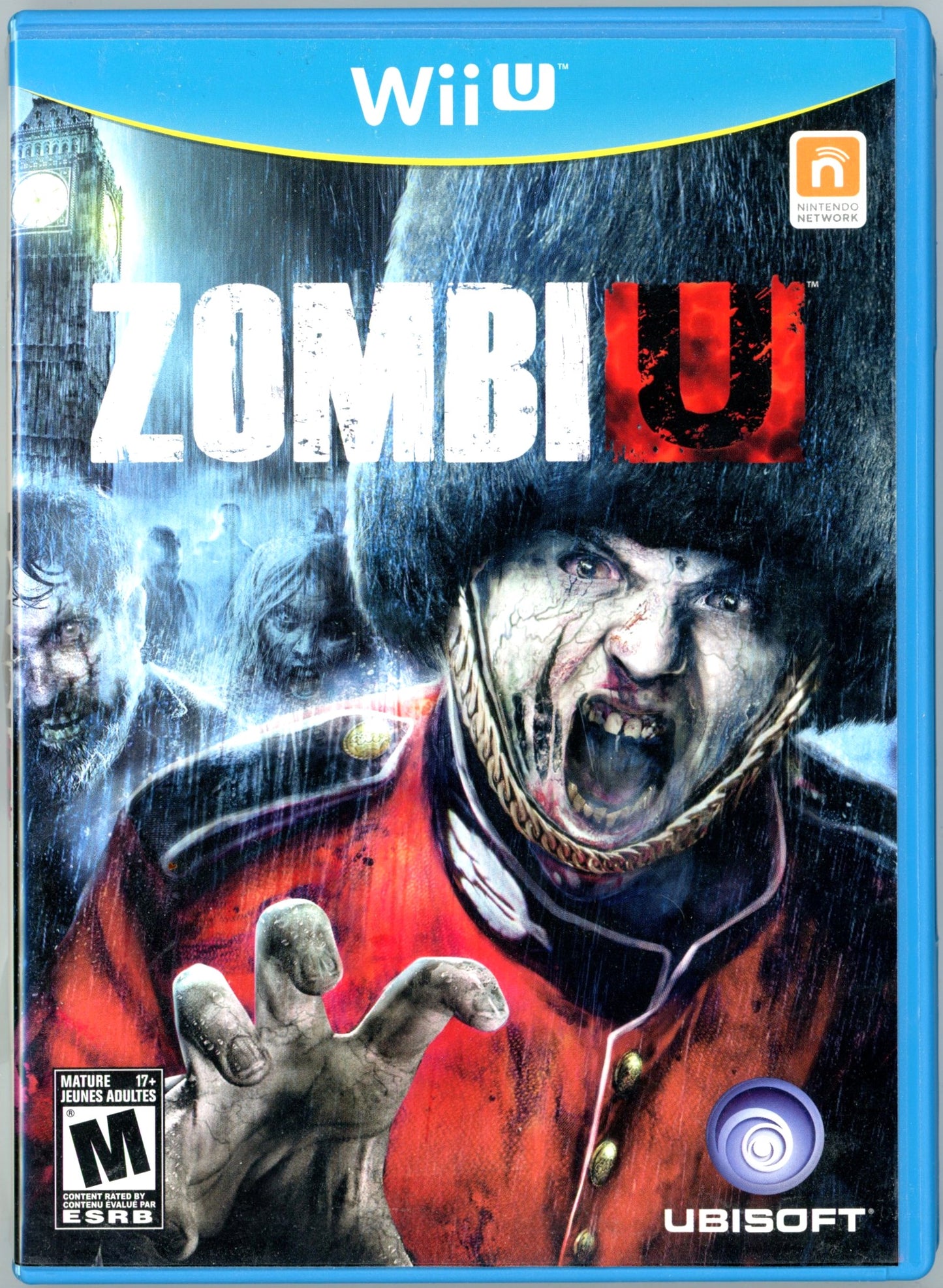 2012 Ubisoft Zombie U Nintendo Wii U Video Game Disc In Box
