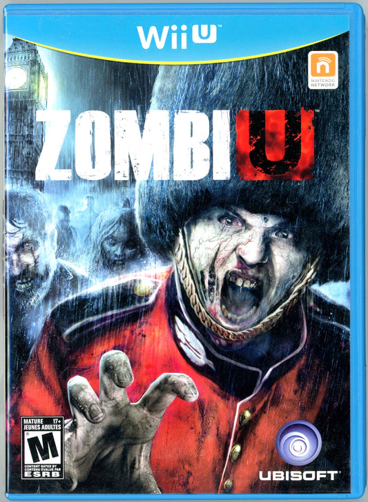 2012 Ubisoft Zombie U Nintendo Wii U Video Game Disc In Box