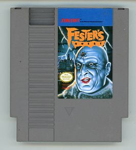 1989 The Addams Family Fester's Quest NES Video Game Cartridge