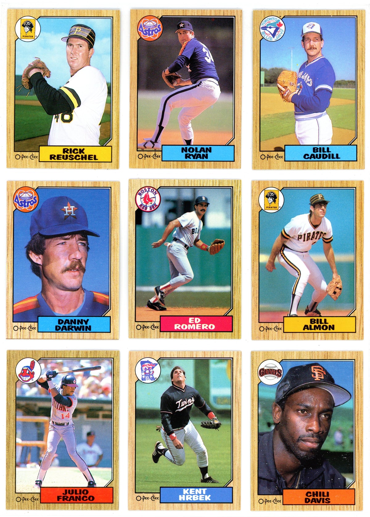 1987 OPC O-Pee-Chee MLB Baseball Complete Set (396 Cards) High Grade! Barry Bonds Rookie