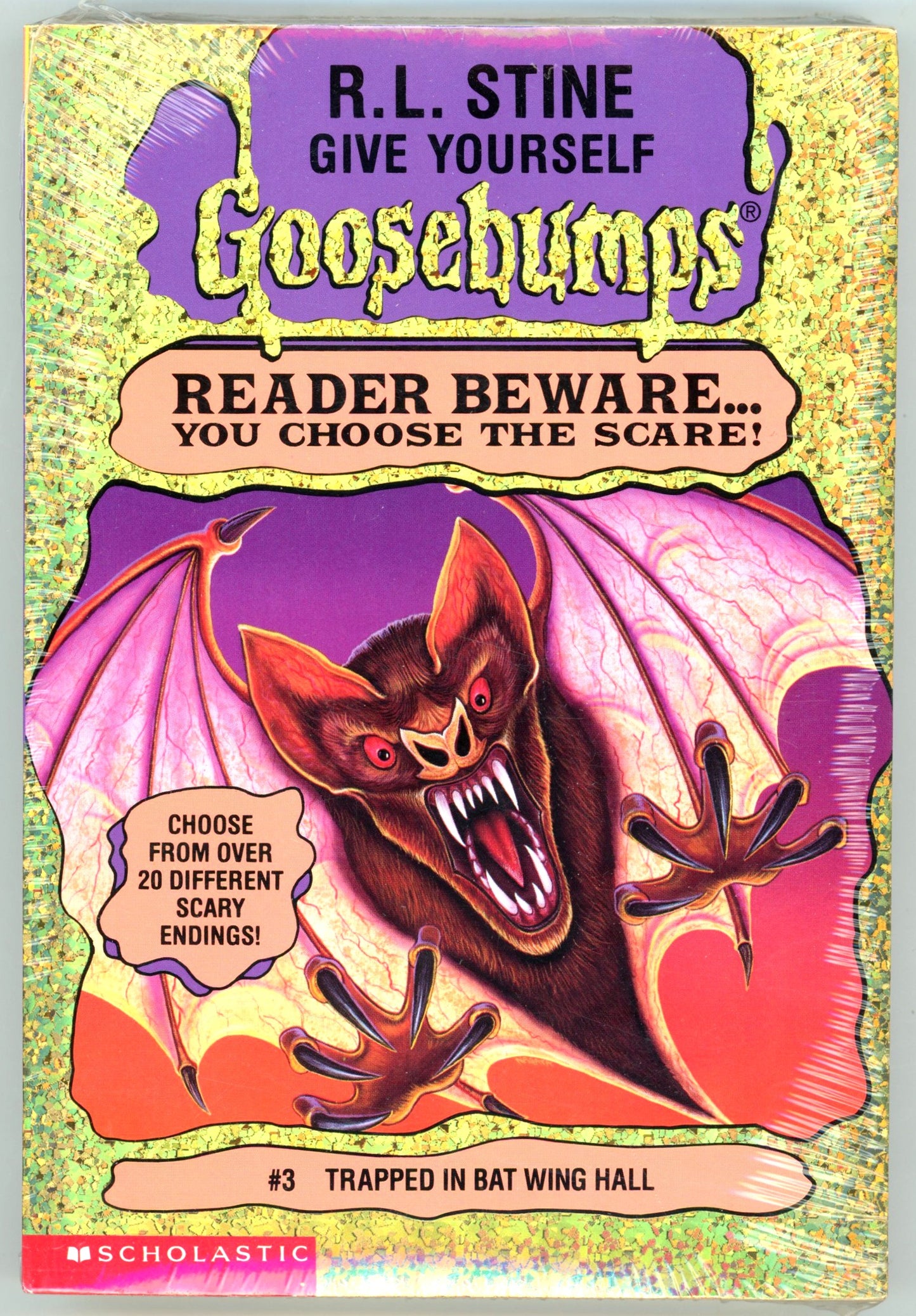 1996 Scholastic Give Yourself Goosebumps #3 & #4 You Choose the Scare Vintage Paperback Set