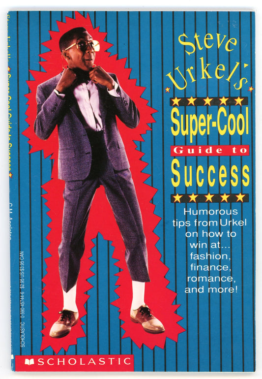 1992 Scholastic Steve Urkel's Super-Cool Guide to Success Vintage Paperback Book