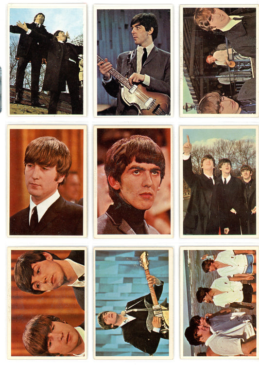 1964 The Beatles (Color) Trading Card Complete Set (64 Cards) Read* Topps & O-Pee-Chee Mix