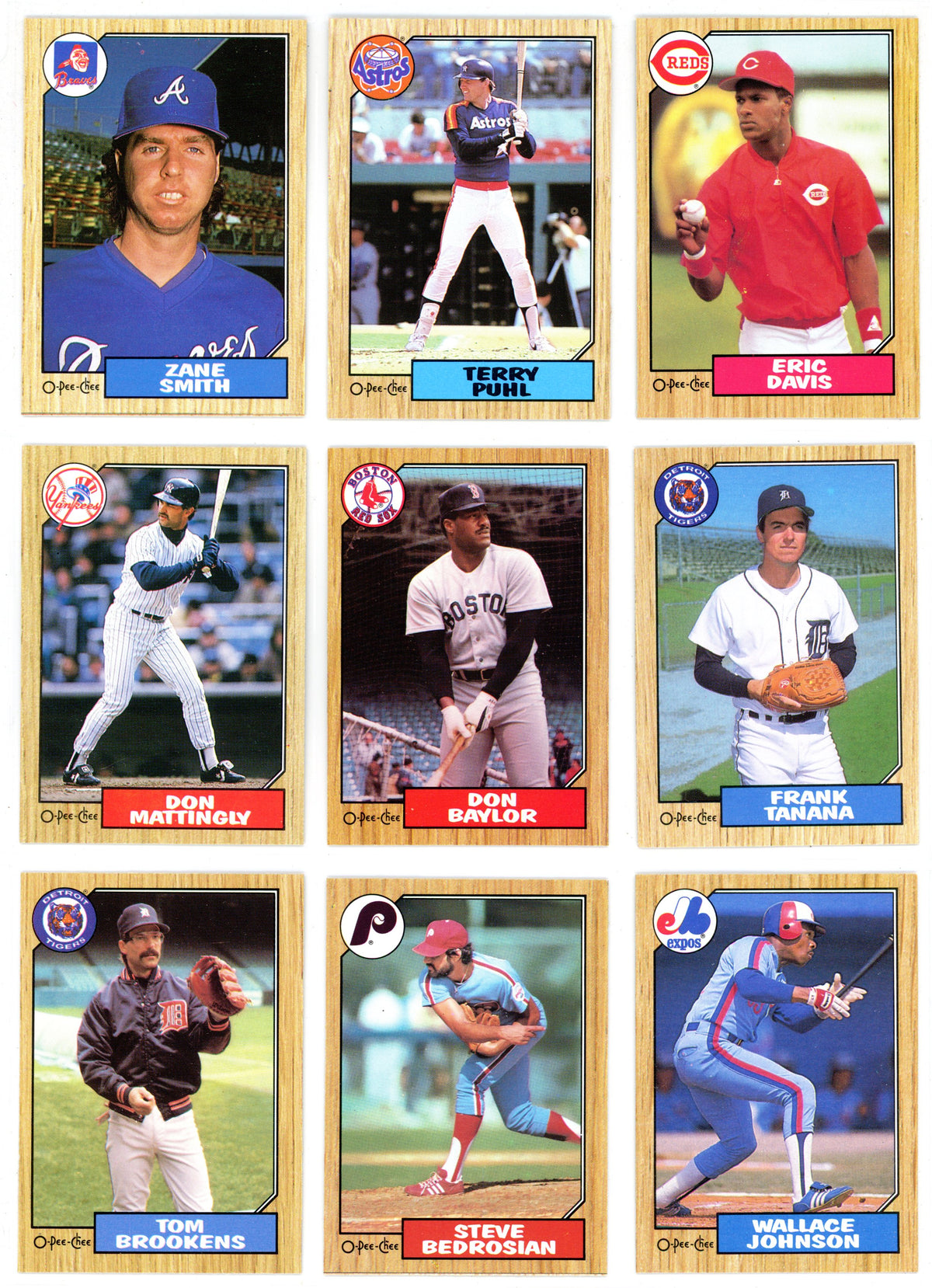 1987 OPC O-Pee-Chee MLB Baseball Complete Set (396 Cards) High Grade! Barry Bonds Rookie