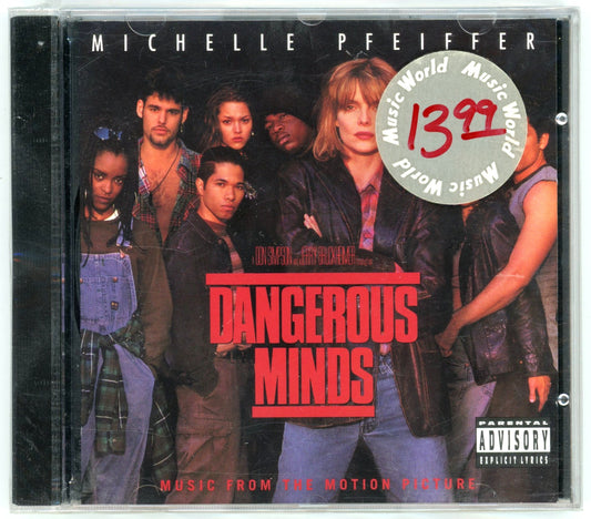Dangerous Minds (1995) Motion Picture Soundtrack Vintage CD Michelle Pfeiffer