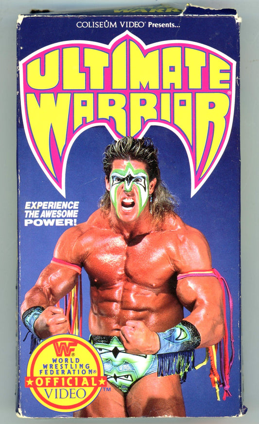 1992 WWF Official VIdeo Ultimate Warrior Vintage VHS Tape