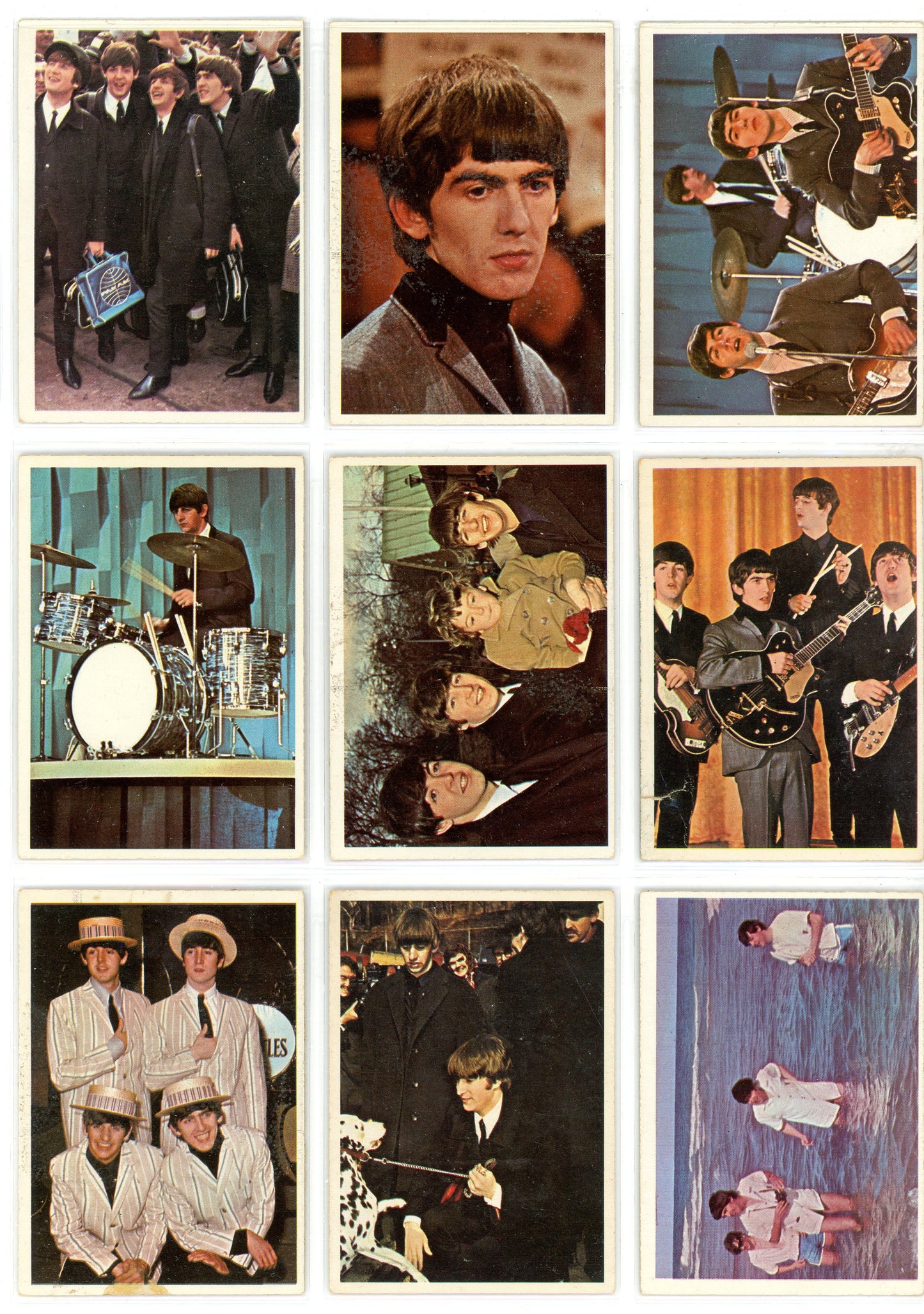 1964 The Beatles (Color) Trading Card Complete Set (64 Cards) Read* Topps & O-Pee-Chee Mix
